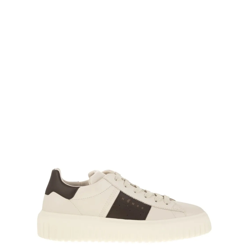 Hogan Lage-top sneaker H-Stripes Leather Trainers Neutrals