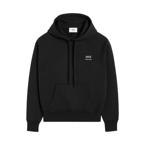 AMI Paris Hoodie mit Logo 001 BLACK Hoodie