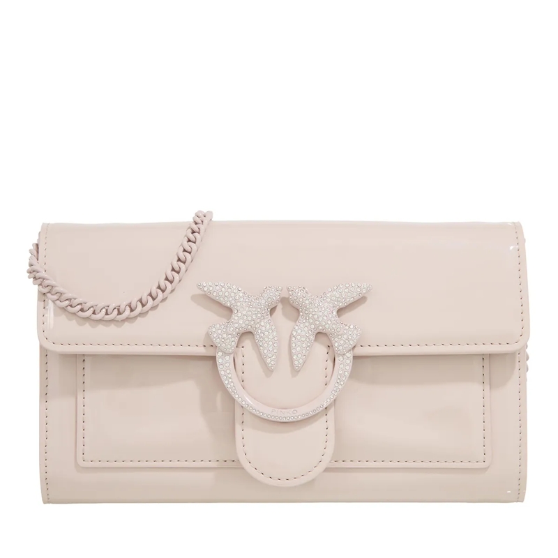Pinko Wallet On A Chain Love One Wallet C Cipria-Antique Gold
