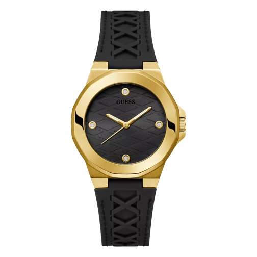 Guess Corset Gold Tone Quartz Horloge
