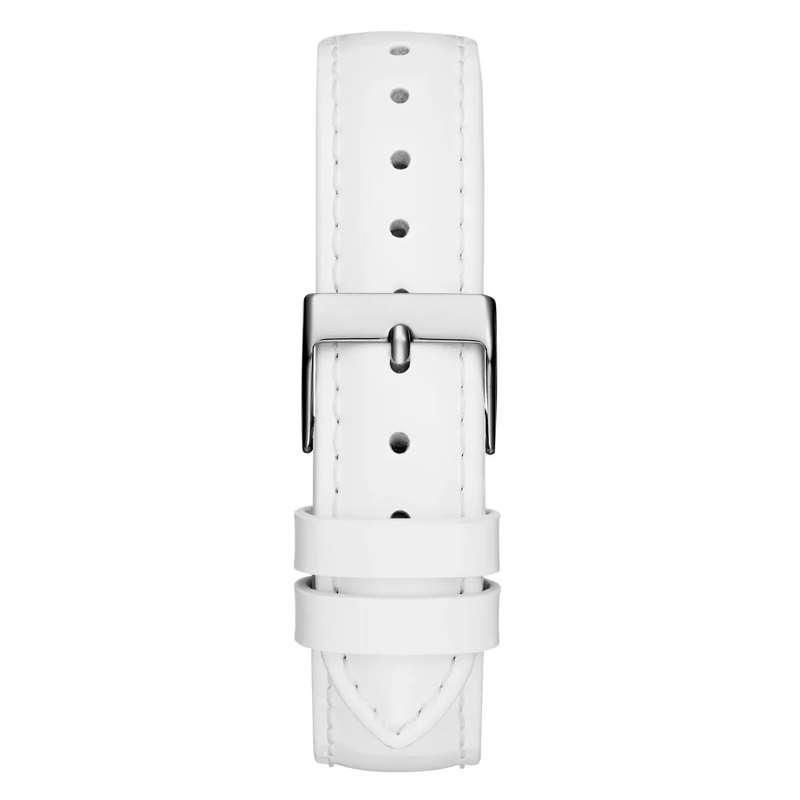 Guess Quarzuhr Quarz-Analoguhr Glitz Plaque weiss(Image 3)