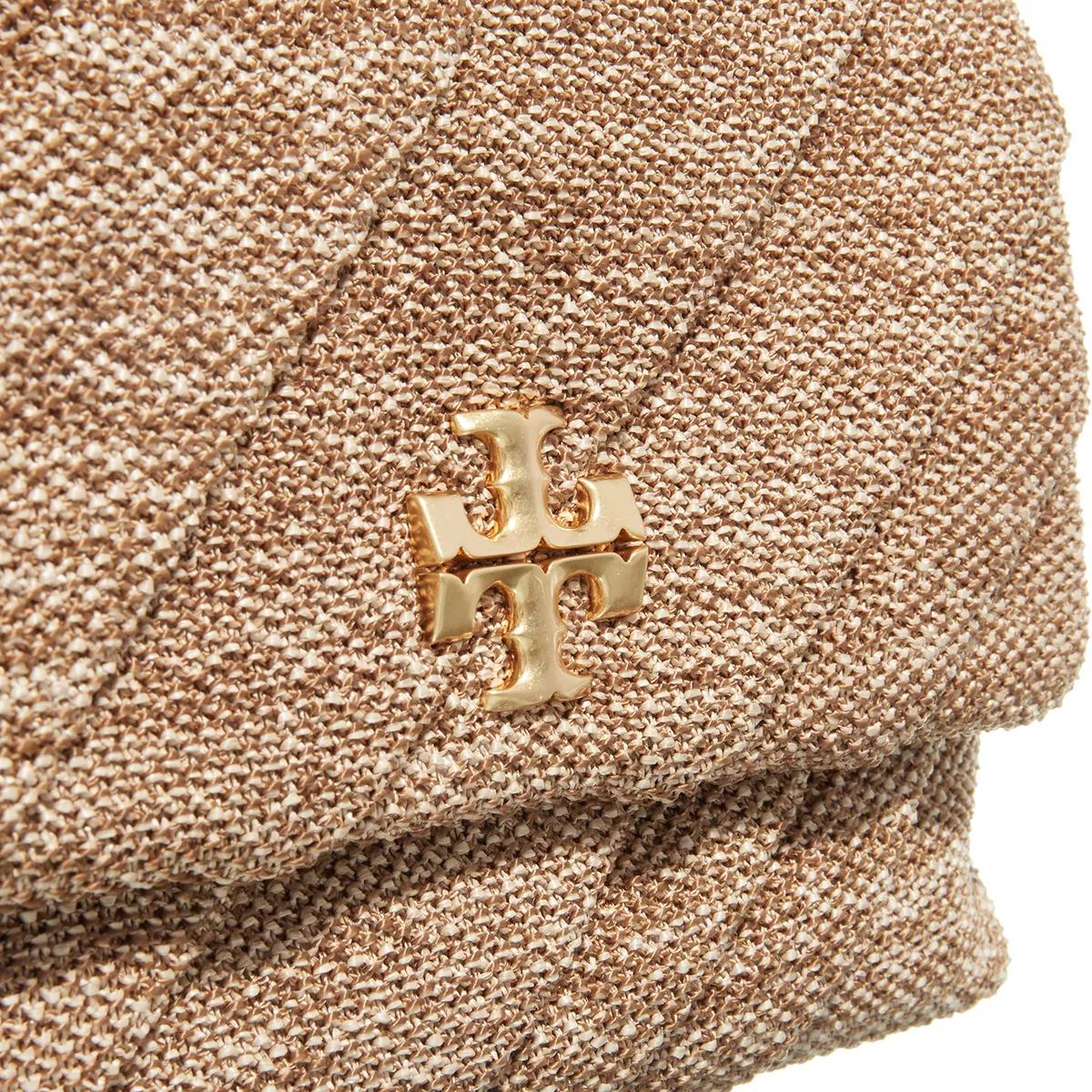 TORY BURCH Crossbody bags Kira Draped Raffia Small Convertible Shoulder Bag in bruin