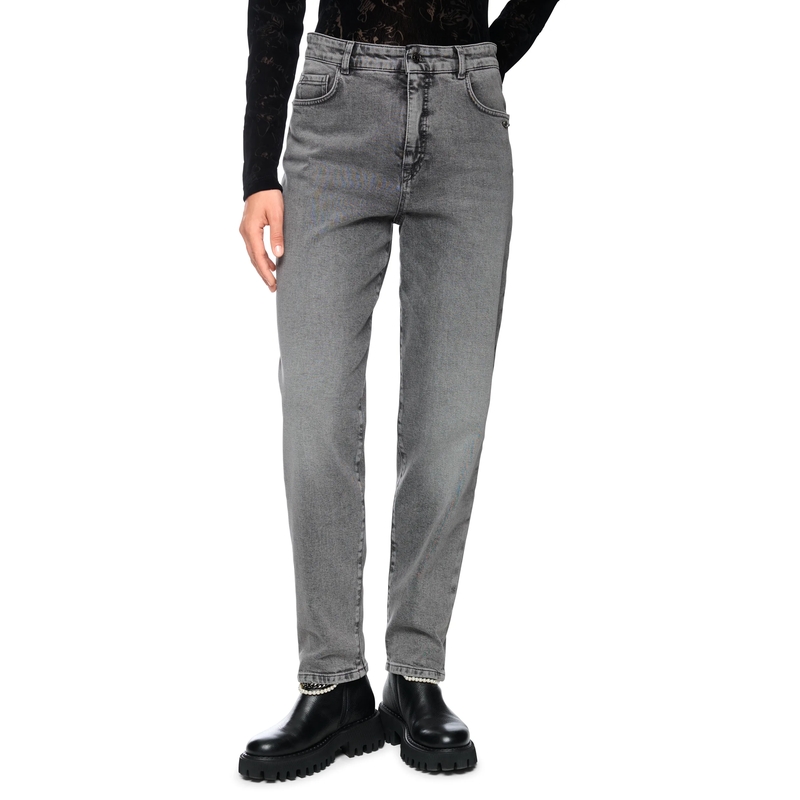 Marc Cain Taps toelopende Jeans Jeans FEURA grey(Image 6)