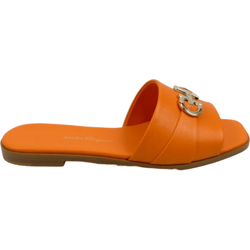 Salvatore Ferragamo Chaussons CIABATTA ORIA ARANCIONE orange