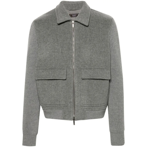 Peserico Zip-Up Jacket Grey Veste de transition