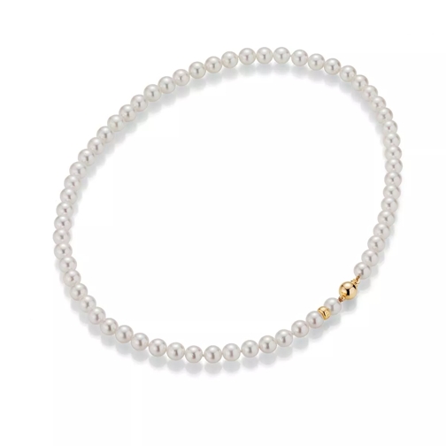 Gellner Necklace Cultured Akoya Pearl Gold Mittellange Halskette