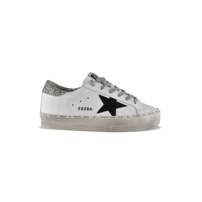 Golden Goose Low-Top-Sneaker Hi Star Sneakers Grey