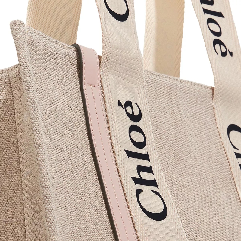 Chloé Tote Woody Cement Pink(Image 4)