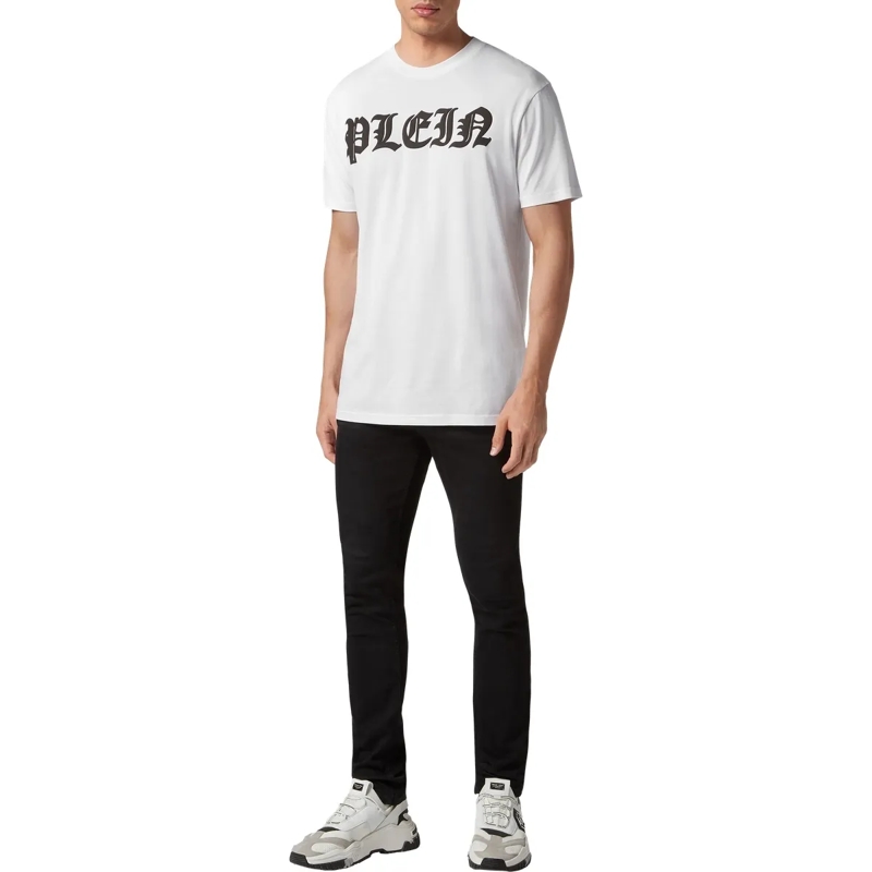 Philipp Plein T-Shirt T-Shirt Gothic Plein weiss(Image 4)