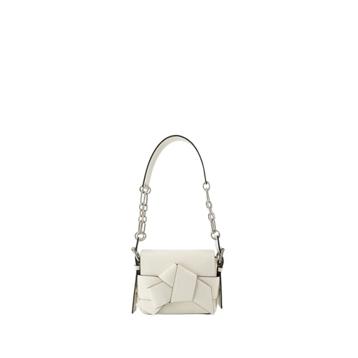 Acne Studios Musubi Shoulder Bag - Leather - White Neutrals Borsa a tracolla