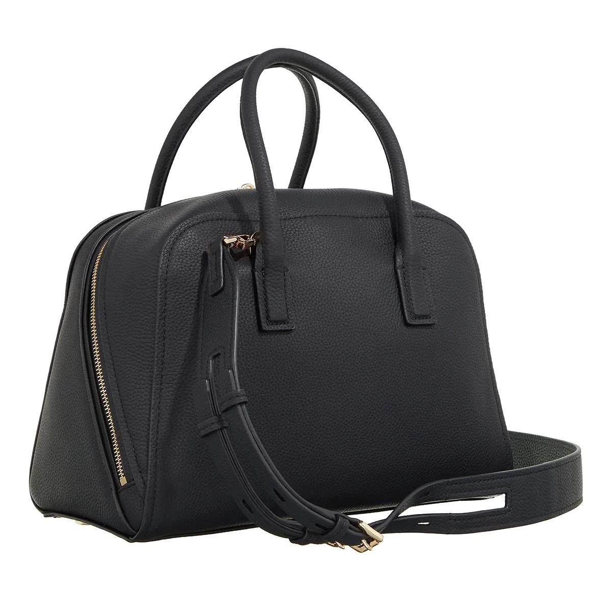 Michael Kors Md Zip Satchel Black | Bowling Bag Michael Kors Md Zip Satchel Black | Bowling Bag