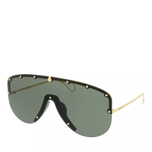 Gucci GG0667S-001 99 Sunglasses Gold-Gold-Grey Solglasögon