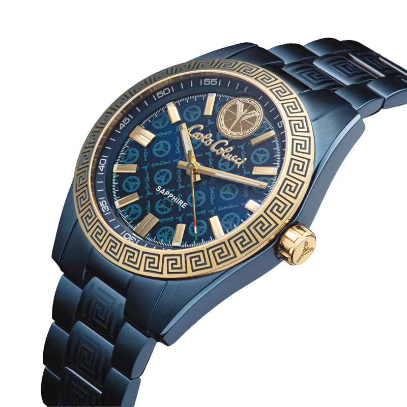 Carlo Colucci Quarzuhr Herrenuhr CC300 . blau(Image 5)