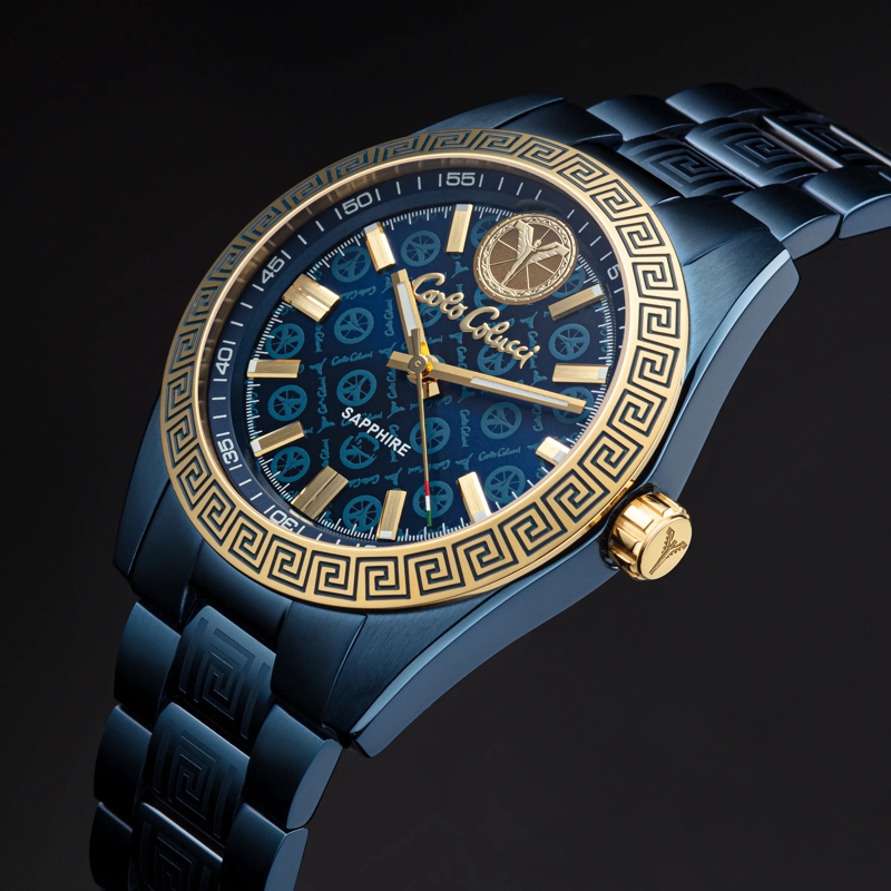 Carlo Colucci Automatikuhr Herrenuhr CC300 . blau(Image 3)