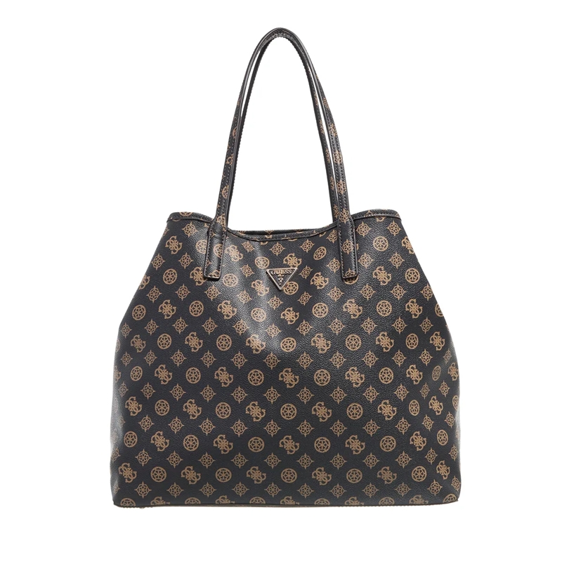 Guess Tote Victtoria Large 2 In 1 Tote Brown