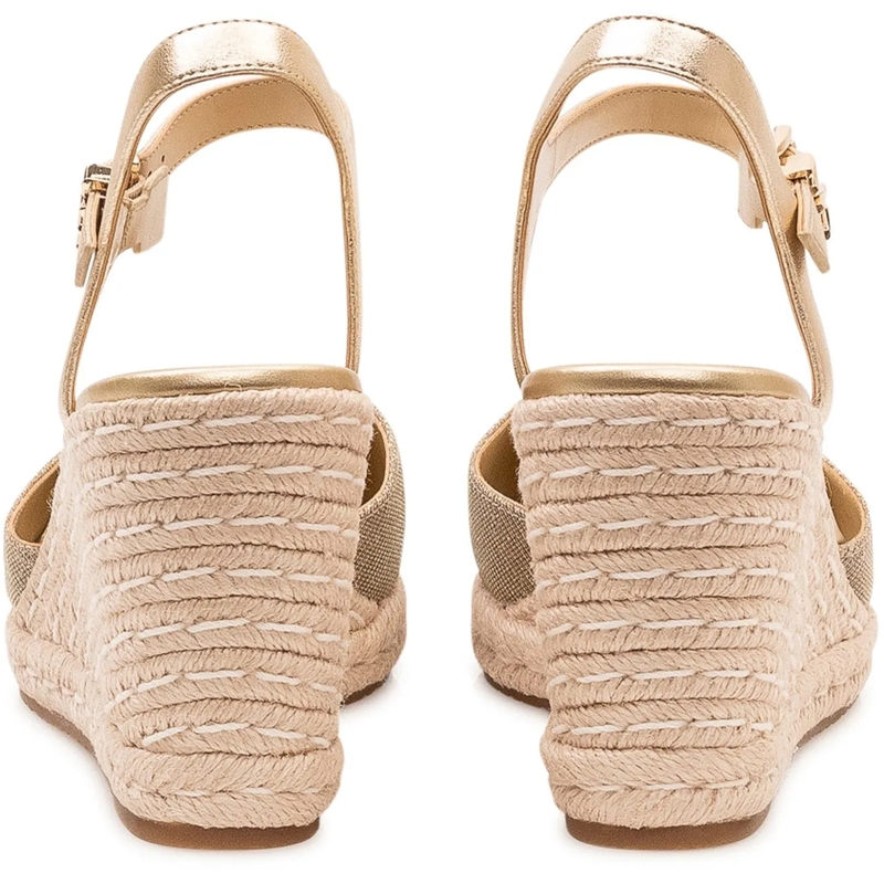 MICHAEL Michael Kors Espadrilles Sandali Kenzie con Zeppa e Cinturino beige(Image 3)