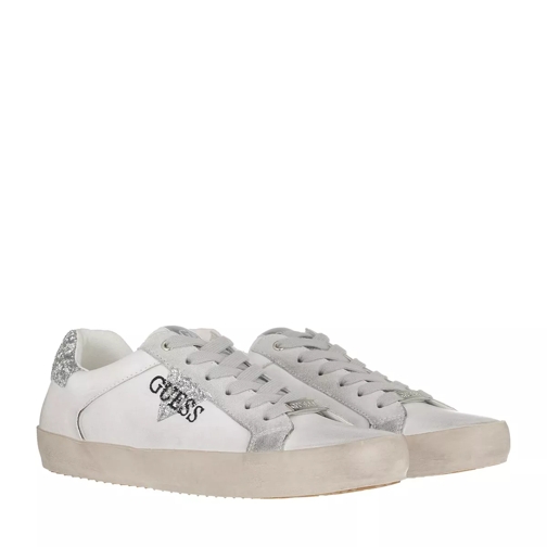 Guess Grea Active Sneaker White Silver Low-Top Sneaker