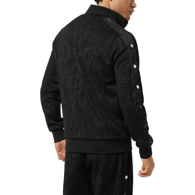 Philipp Plein Daunenjacke Jogging Jacket Chrome schwarz(Image 2)