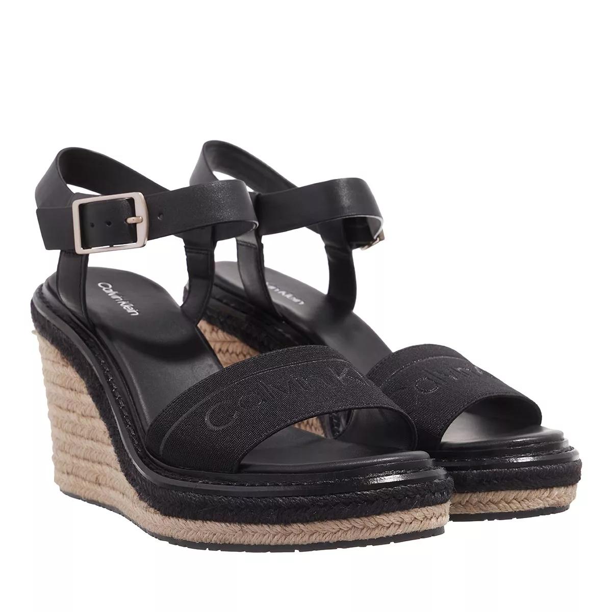 Calvin Klein Wedge 70Hh Ck Black Sandal