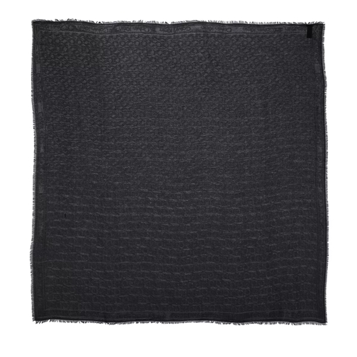 Calvin Klein Scarf Mono Jacquard 120x120 Black Mix Leichter Schal
