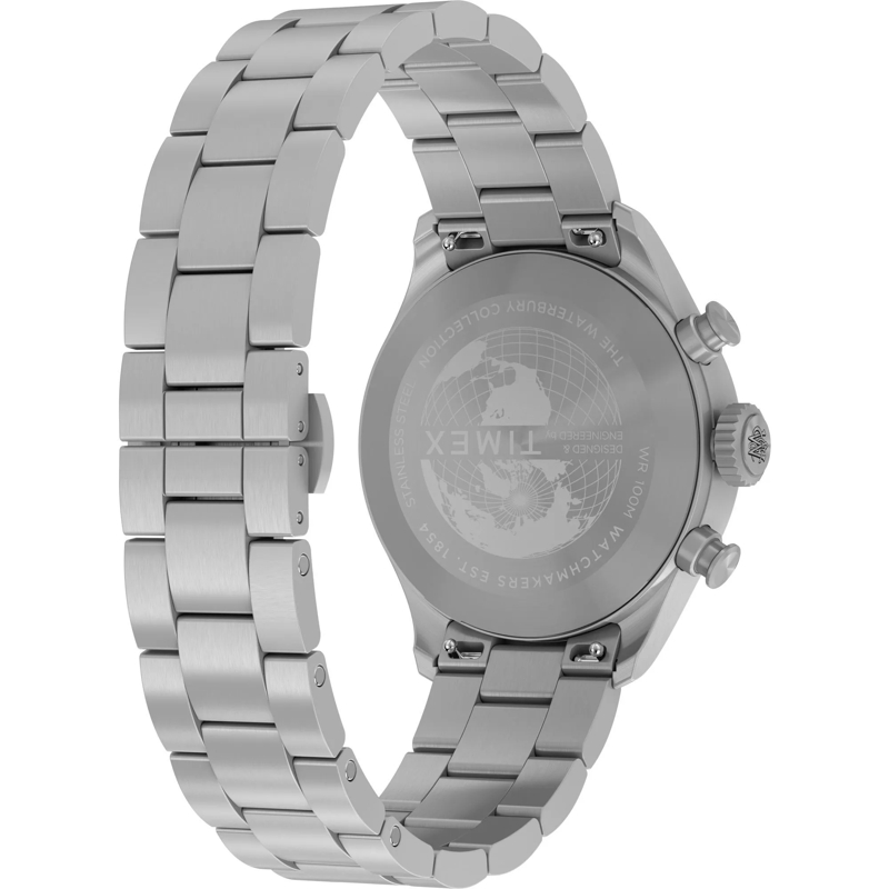 Timex Chronograph Quarz-Chronographenuhr Waterbury Ace Chronograph silber(Image 4)