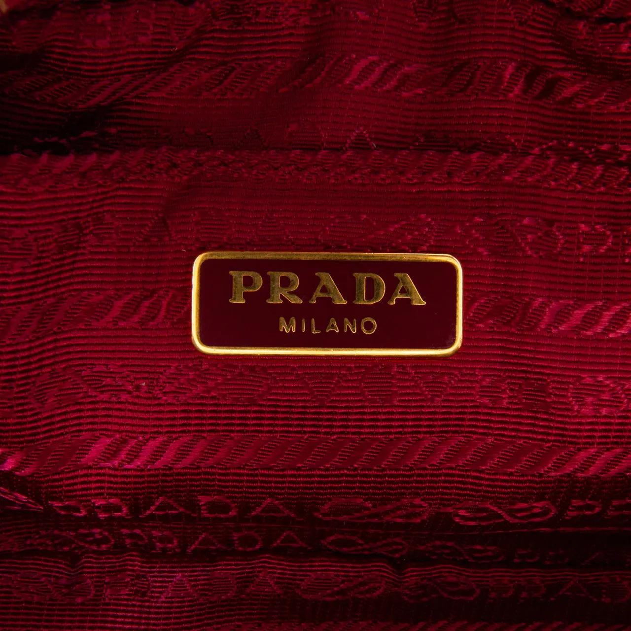Thumbnail - Prada Hobo Bags - Mini Saffiano Camera Bag - Gr. unisize - in Gold - für Damen