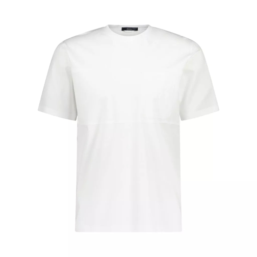 Herno T-Shirt aus Material-Mix 48104466874714 Weiß 