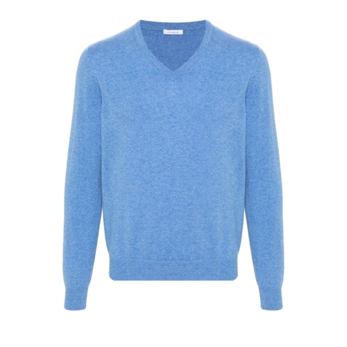 Malo Pullover V-Neck Sweater Blue