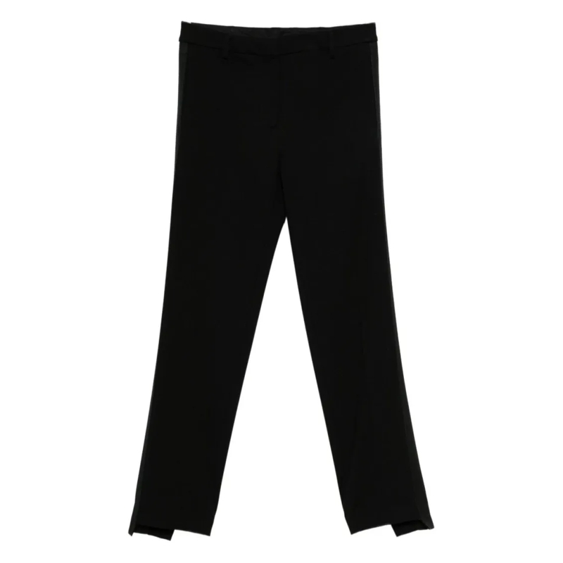 Semi Couture  Straight-Leg Pants With Clean Waistband Black