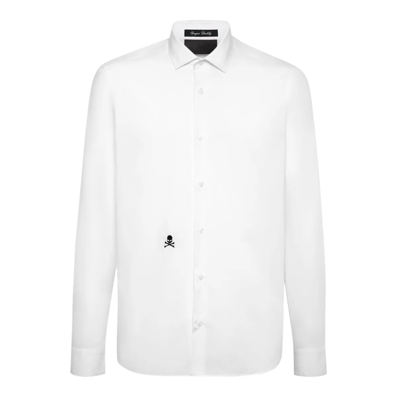 Philipp Plein Hemd Hemd Slim Fit Skull schwarz