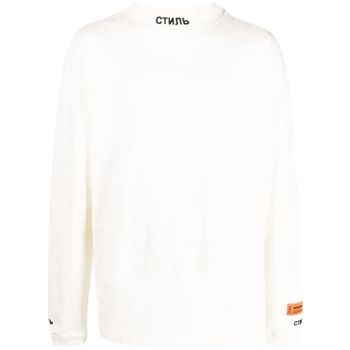 Heron Preston  Ctnmb Logo Turtleneck T-shirt weiß