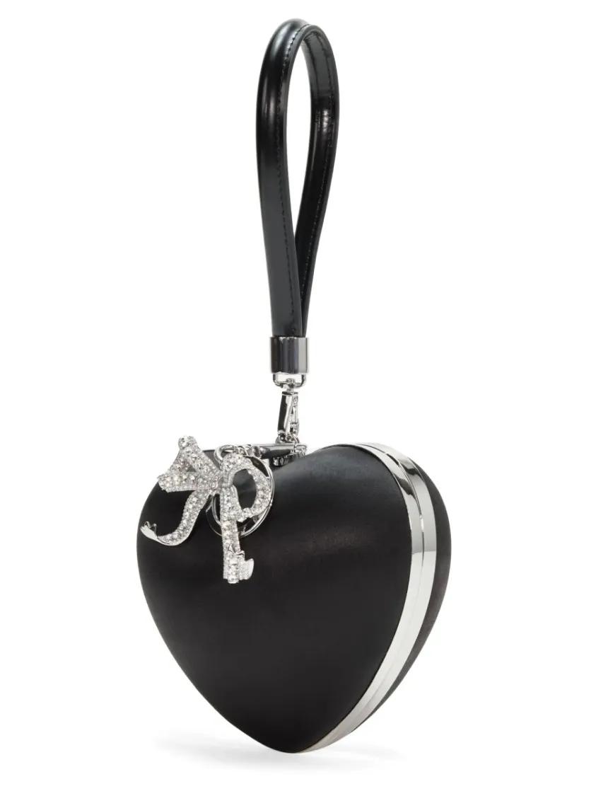 Self-portrait Crossbody bags Heart Pochette in zwart