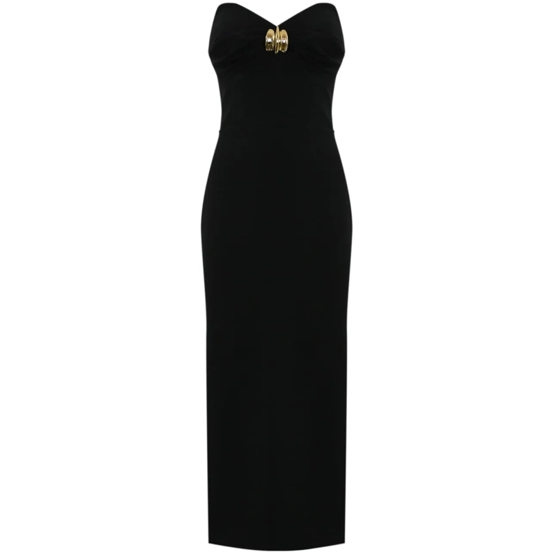 Elisabetta Franchi Robe midi Dresses Black schwarz