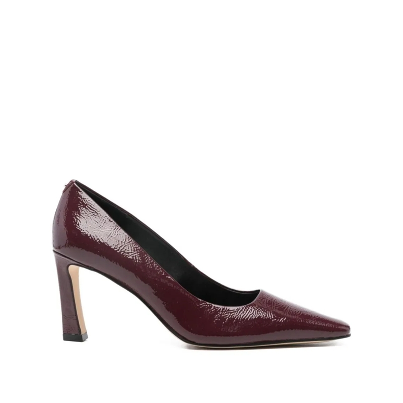 MICHAEL Michael Kors Escarpins Mid-Heel Pumps In Calfskin With Glossy Finish Black