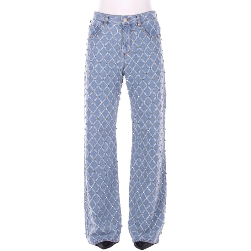 Pinko Jeans mit geradem Bein Jeans Light Denim blau