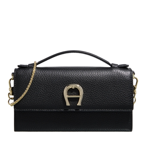 AIGNER Wallet on Chain Black Portemonnee Aan Een Ketting