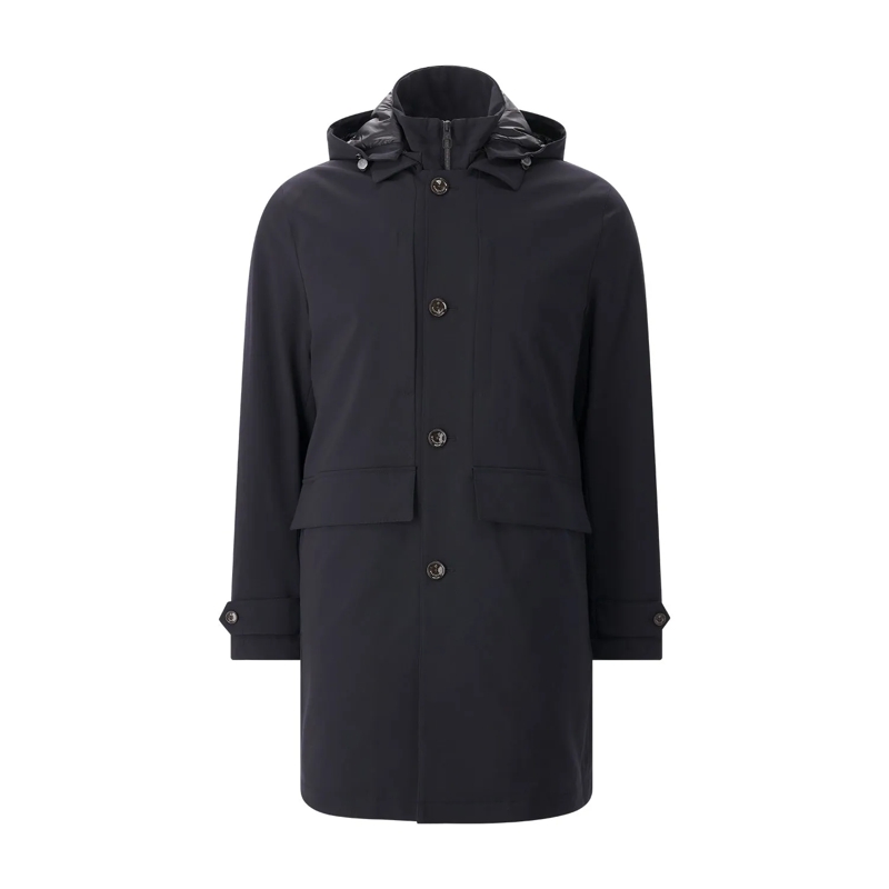 MONTECORE Veste de transition Parka mit Kapuze dunkelblau