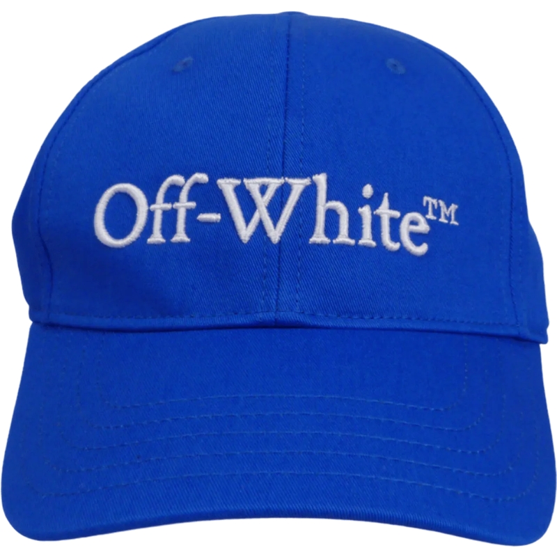 Off-White  Cappello Blu con Logo blau