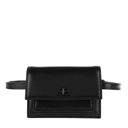 Balenciaga XS Sharp Belt Bag Leather Black Cross body-väskor