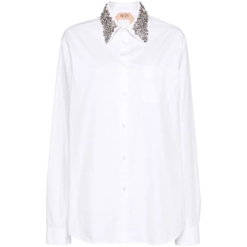 N°21 Chemises White Fabric Shirt White