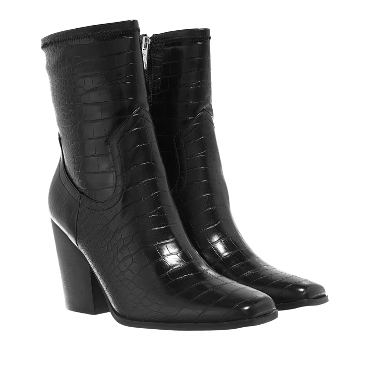 Steve madden black online croco