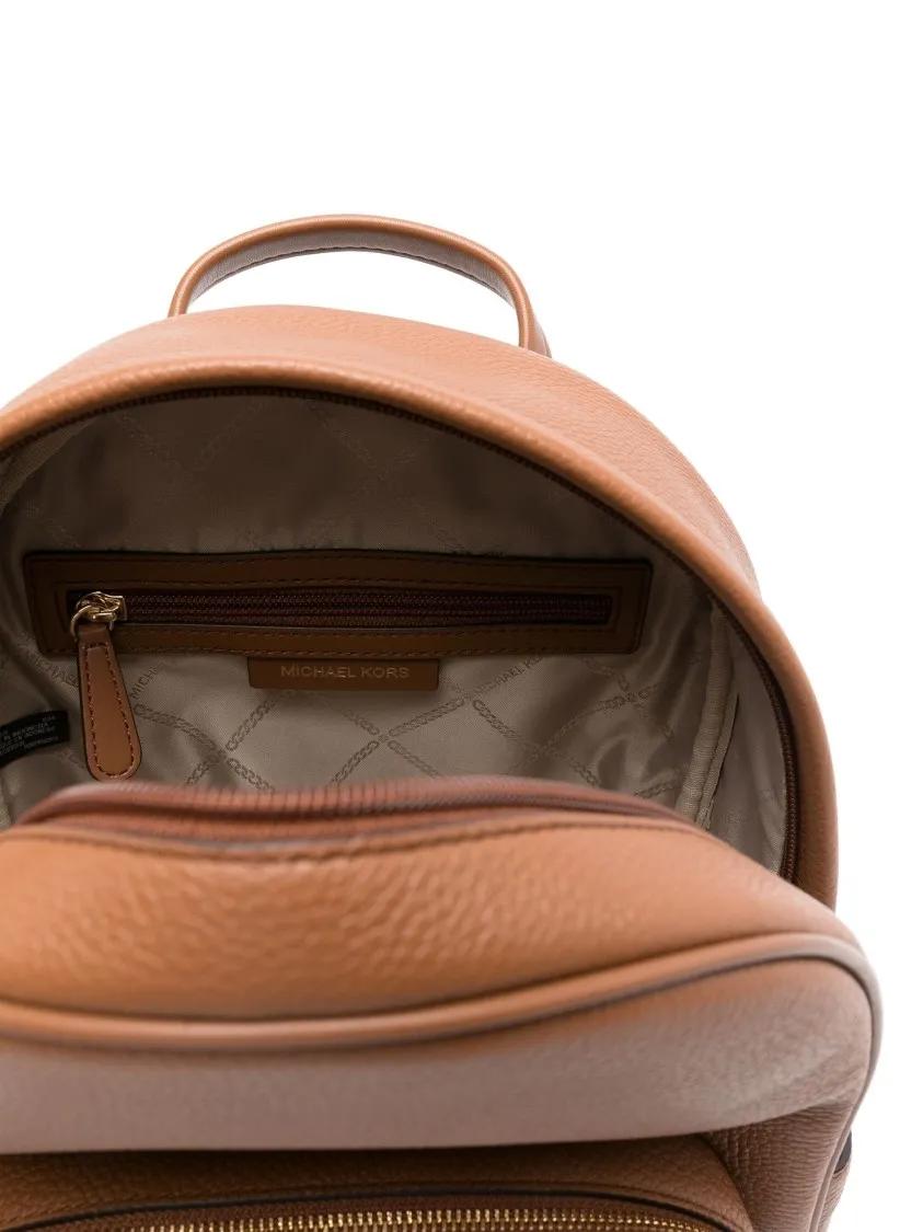 Michael Kors Medium Bex Lederen Rugzak Brown Dames