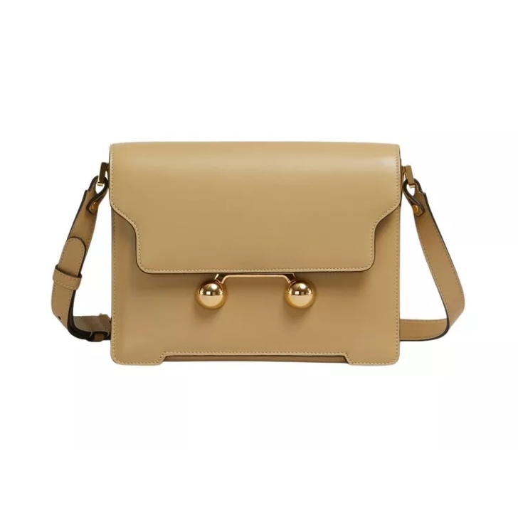 Medium Leather Shoulder Bag Neutrals Sac a bandouliere