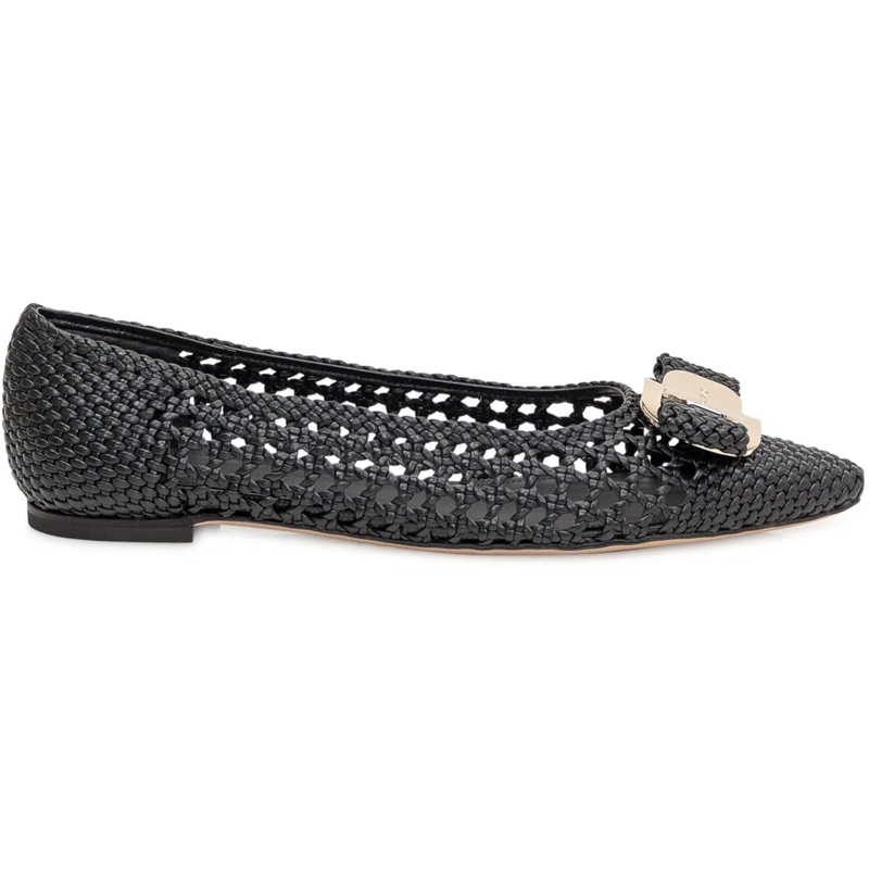 Salvatore Ferragamo Ballerines Ballerina Zea schwarz