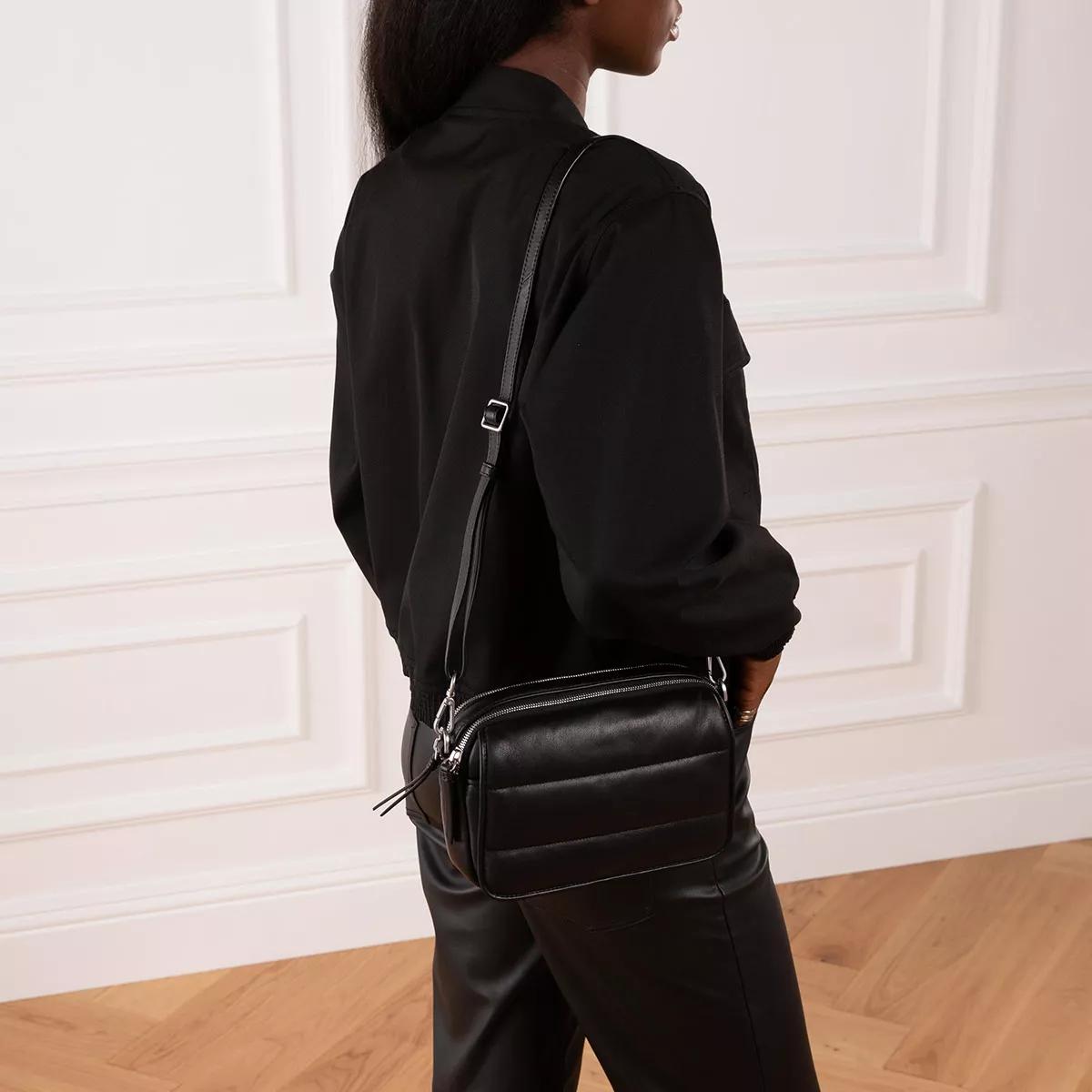 LESVISIONNAIRES Crossbody bags Emily Puffy Leather in zwart