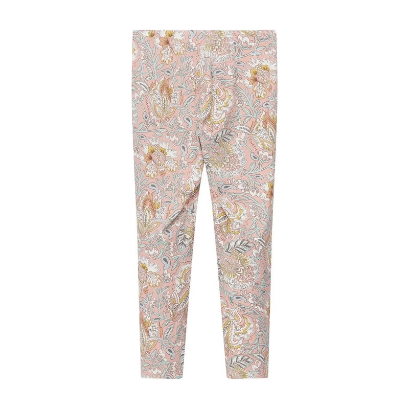 Seductive Freizeithose Hose Capri mit floralem Muster pink(Image 2)