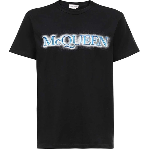 Alexander McQueen T-Shirts ALEXANDER MCQUEEN Logo T-Shirt schwarz