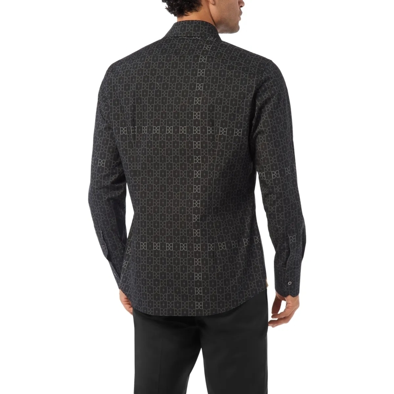 BILLIONAIRE Hemd Hemd Silberschnitt Ls schwarz(Image 2)