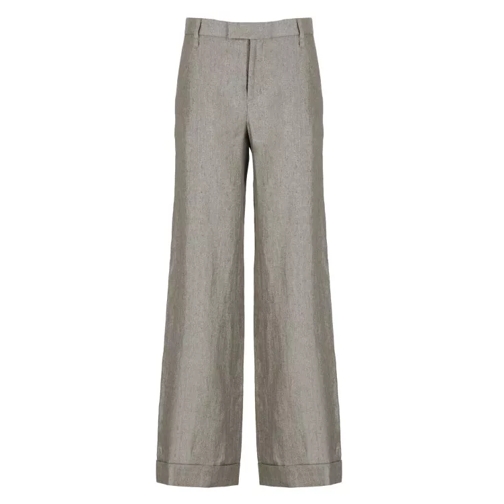 Brunello Cucinelli  Linen Pants Grey