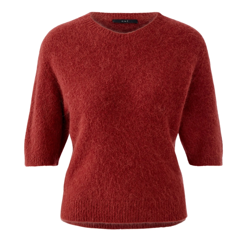 Oui Pullover Pullover beere